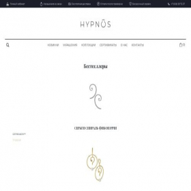 Скриншот главной страницы сайта hypnos.store