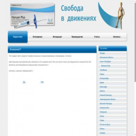 Скриншот главной страницы сайта hyruan.ru