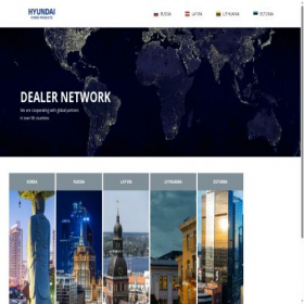 Скриншот главной страницы сайта hyundai-direct.biz