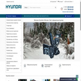 Скриншот главной страницы сайта hyundai-pro.ru