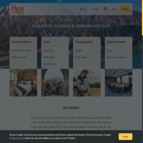 Скриншот главной страницы сайта hyurservice.com