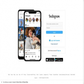 Скриншот главной страницы сайта i-fallback.instagram.com