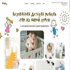 Скриншот главной страницы сайта i-fam.ru