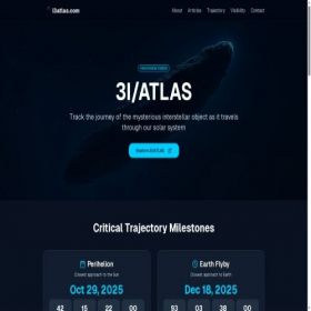 Скриншот главной страницы сайта i3atlas.com