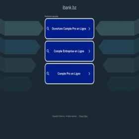 Скриншот главной страницы сайта ibank.bz
