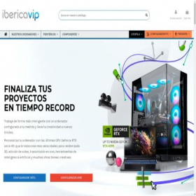 Скриншот главной страницы сайта ibericavip.com