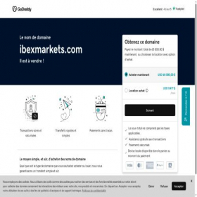 Скриншот главной страницы сайта ibexmarkets.com