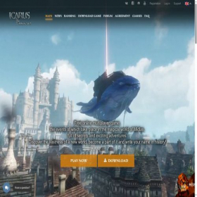 Скриншот главной страницы сайта icarus-phoenix.online