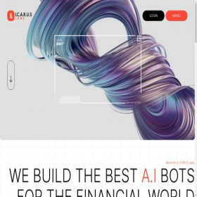 Скриншот главной страницы сайта icaruslabs.tech