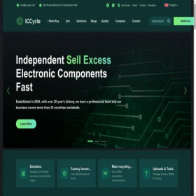 Скриншот главной страницы сайта iccycle.com