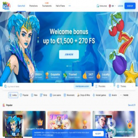 Скриншот главной страницы сайта ice-cazino28.com