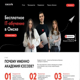Скриншот главной страницы сайта icecode.org