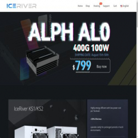 Скриншот главной страницы сайта iceriver.team