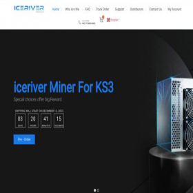 Скриншот главной страницы сайта iceriverminer.org