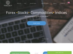 Скриншот главной страницы сайта icinvests.com