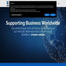 Скриншот главной страницы сайта icpartners.it