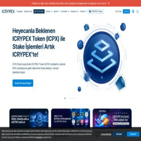 Скриншот главной страницы сайта icrypex.com