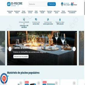 Скриншот главной страницы сайта id-piscine.com