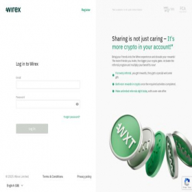 Скриншот главной страницы сайта id.wirexapp.com