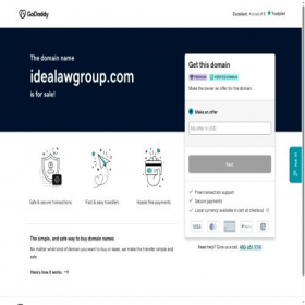 Скриншот главной страницы сайта idealawgroup.com