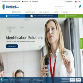 Скриншот главной страницы сайта identicard.com