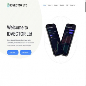 Скриншот главной страницы сайта idvectorltd.com