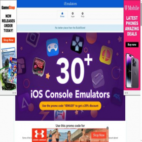 Скриншот главной страницы сайта iemulators.com