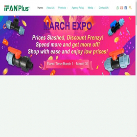 Скриншот главной страницы сайта ifanplus.com