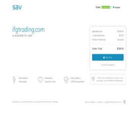 Скриншот главной страницы сайта ifgtrading.com