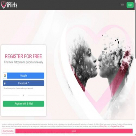 Скриншот главной страницы сайта iflirts.com