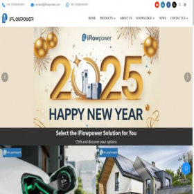 Скриншот главной страницы сайта iflowpower.com