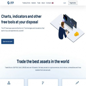 Скриншот главной страницы сайта ifp-trade.online