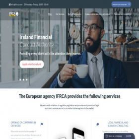 Скриншот главной страницы сайта ifrca.com