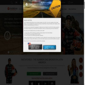 Скриншот главной страницы сайта ifxinvest.net