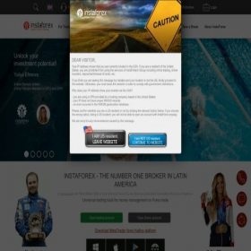 Скриншот главной страницы сайта ifxtrade.center