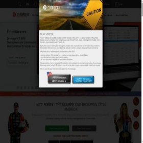 Скриншот главной страницы сайта ifxtrade.com