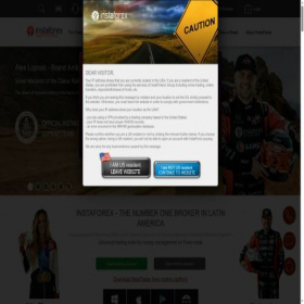 Скриншот главной страницы сайта ifxtradepro.com