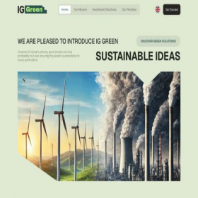 Скриншот главной страницы сайта ig-green.net