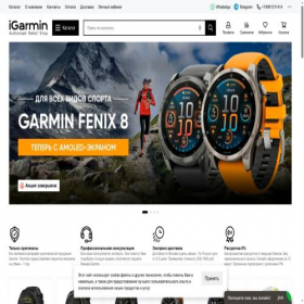 Скриншот главной страницы сайта igarmin.ru