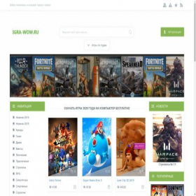 Скриншот главной страницы сайта igra-torrent.ru