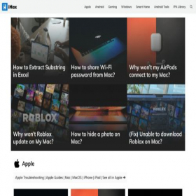 Скриншот главной страницы сайта ihax.io