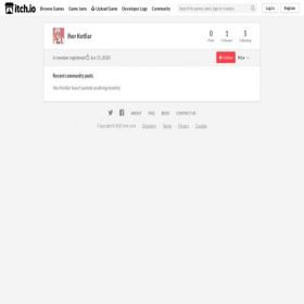 Скриншот главной страницы сайта ihor-kotliar.itch.io