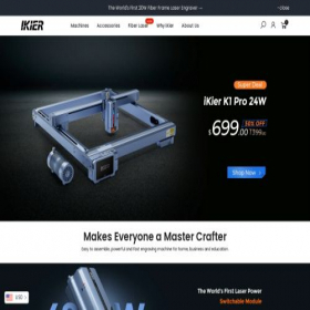 Скриншот главной страницы сайта ikier.com
