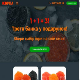 Скриншот главной страницы сайта ikorka.co.ua