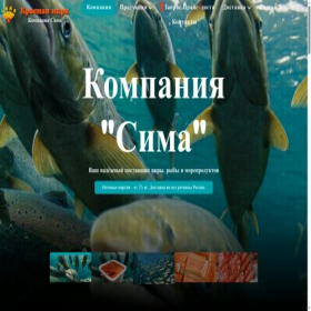 Скриншот главной страницы сайта ikra-sima.ru