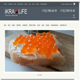 Скриншот главной страницы сайта ikralife.ru