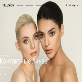 Скриншот главной страницы сайта illusion-lens.ru