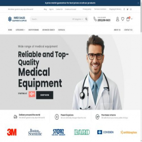 Скриншот главной страницы сайта imedsales.com