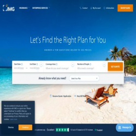Скриншот главной страницы сайта imglobal.com