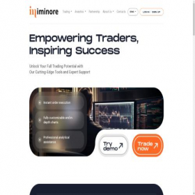 Скриншот главной страницы сайта iminore.com